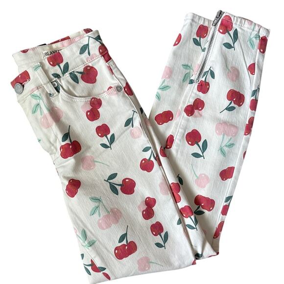 BLANKNYC x Free People The Bond‎ Mid-Rise Cherry Cool Zip Ankle Jeans Size 25 - Picture 8 of 10